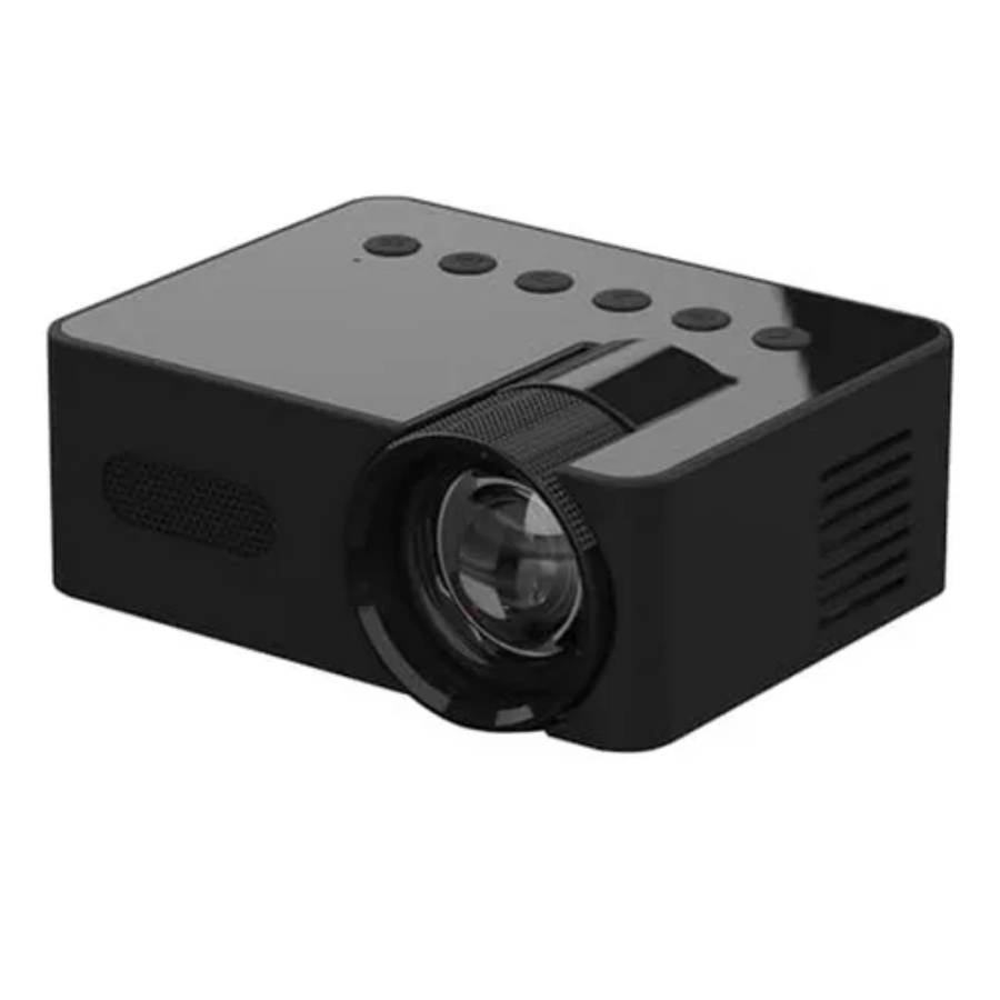 mini proyector caja naranja